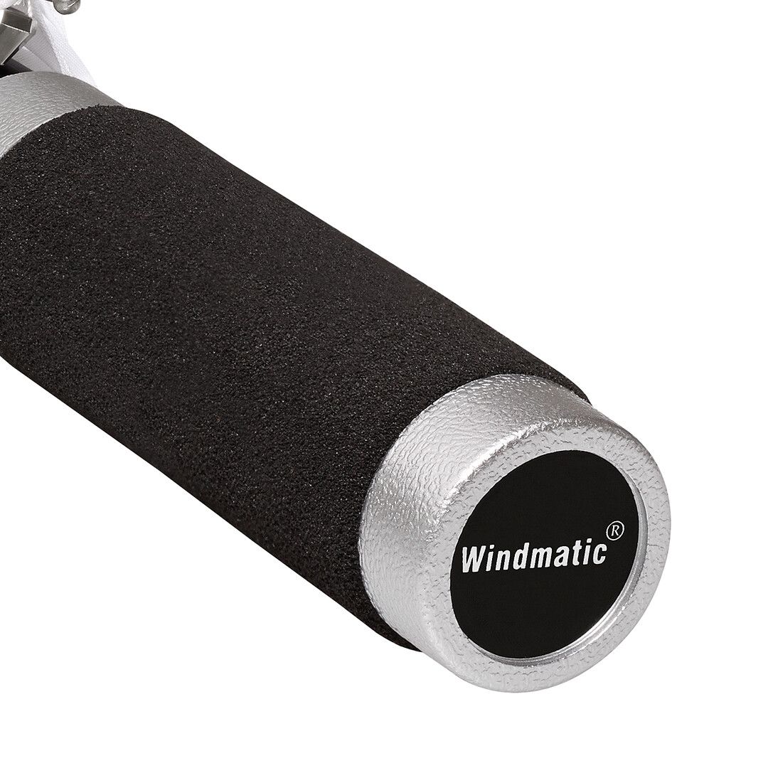 AC-Alu-Stockschirm Windmatic® Ø105 cm - silber - schwarz-819