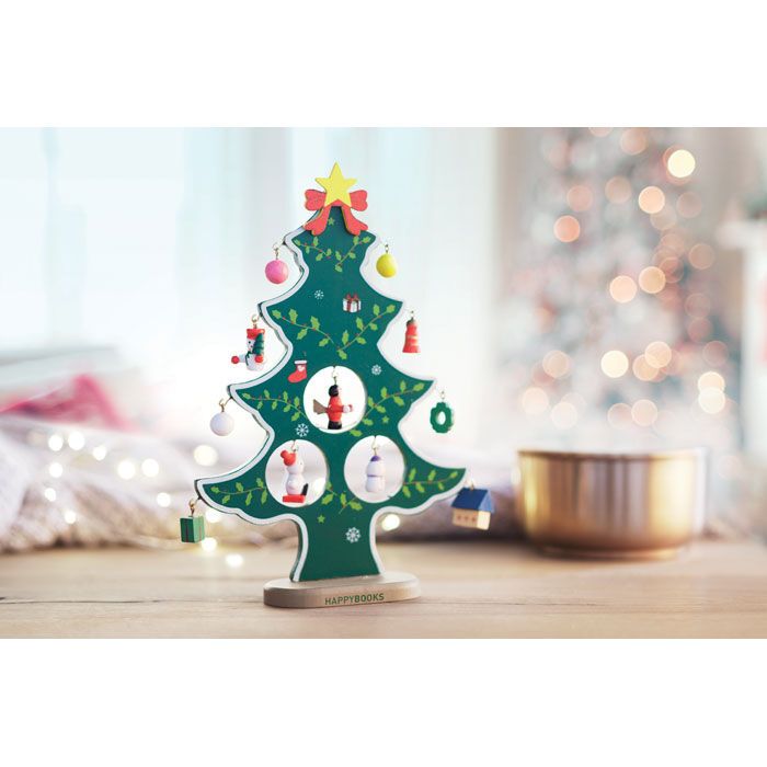 Weihnachtsbaum aus Holz WOODTREE - grün-504