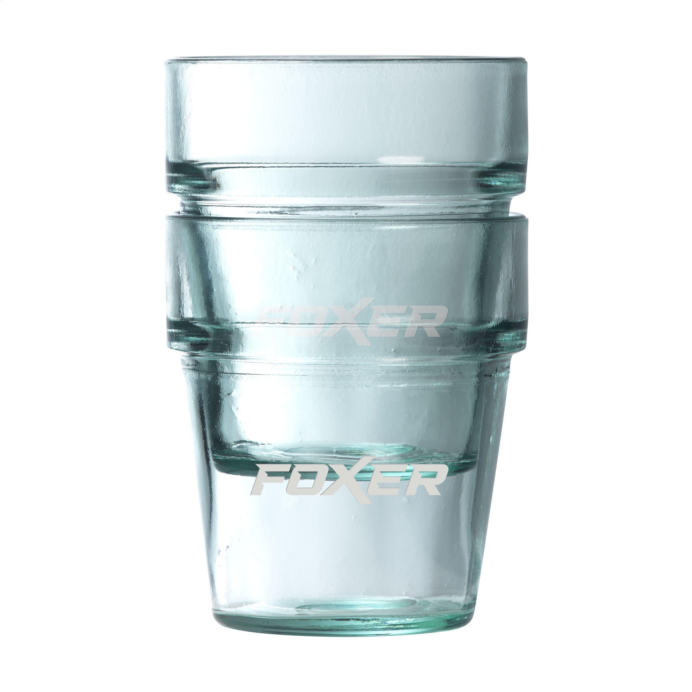 Sevilla Stapelbares Recyceltes Wasserglas 270 ml - transparent-288