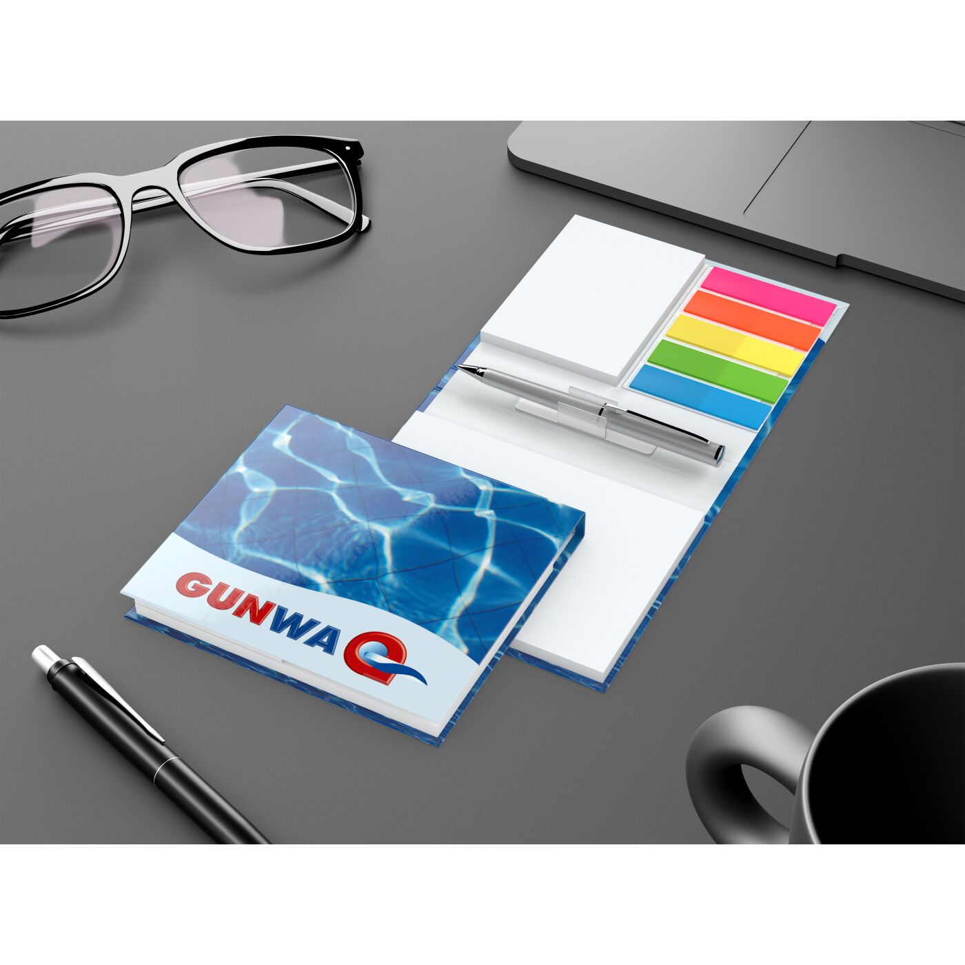 Haftnotiz-Set Amsterdam A, White-409