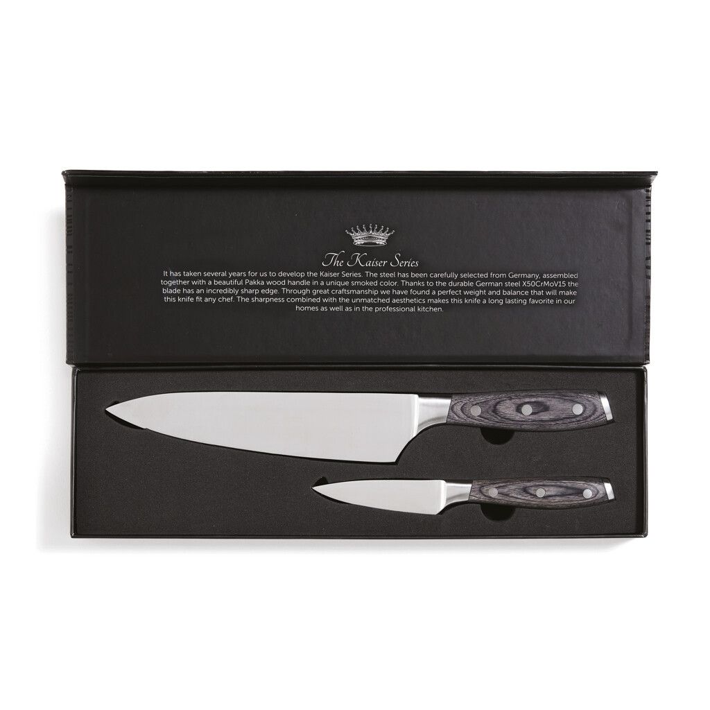 VINGA Küchenmesser Set Kaiser - stahl-889