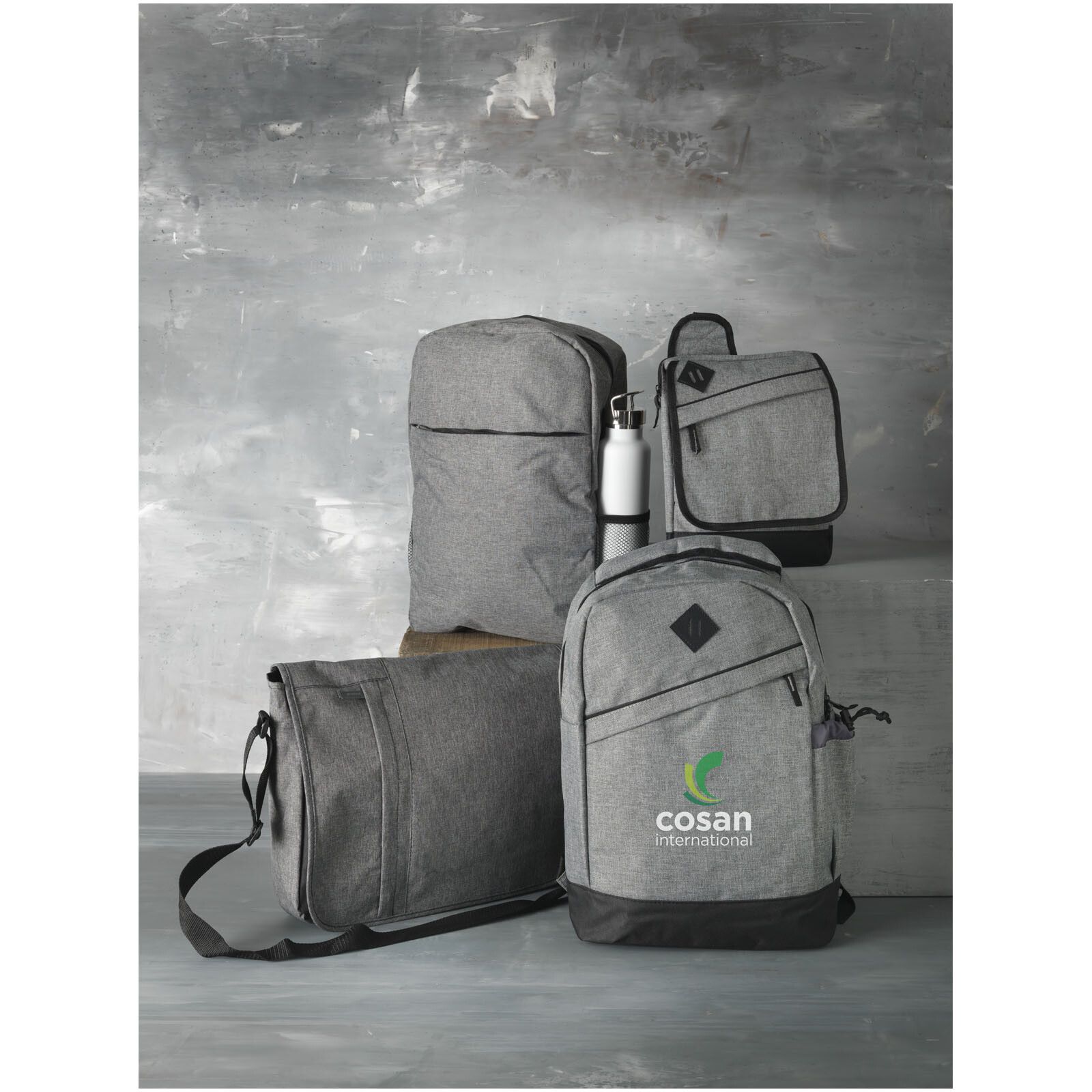 Hoss 15" Laptoprucksack 18L - heather mediumgrau-828
