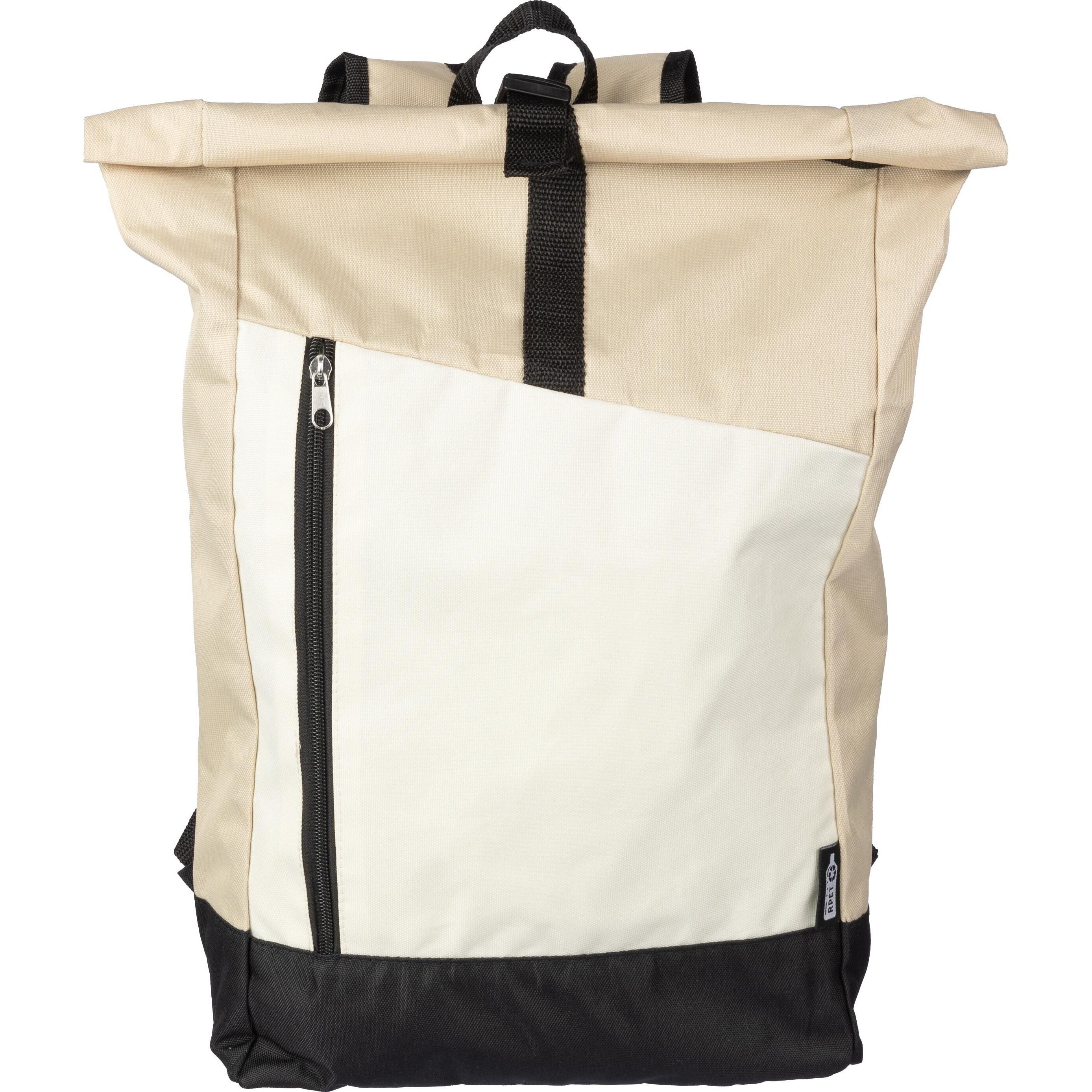rPET (600D) Rolltop-Rucksack Marlene  - beige-135