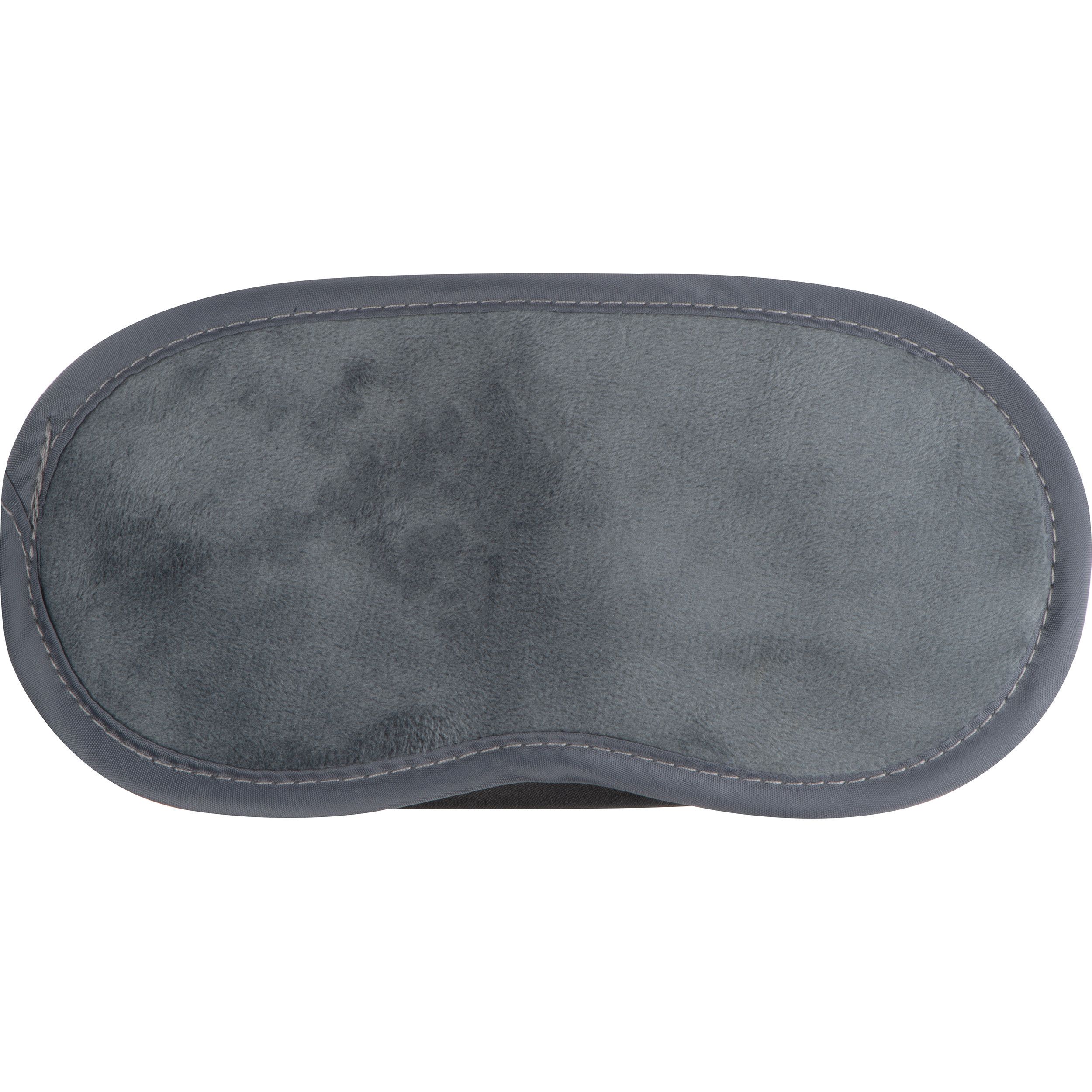 Reiseset Nackenkissen, Schlafbrille, Wäschebeutel - silbergrau-427