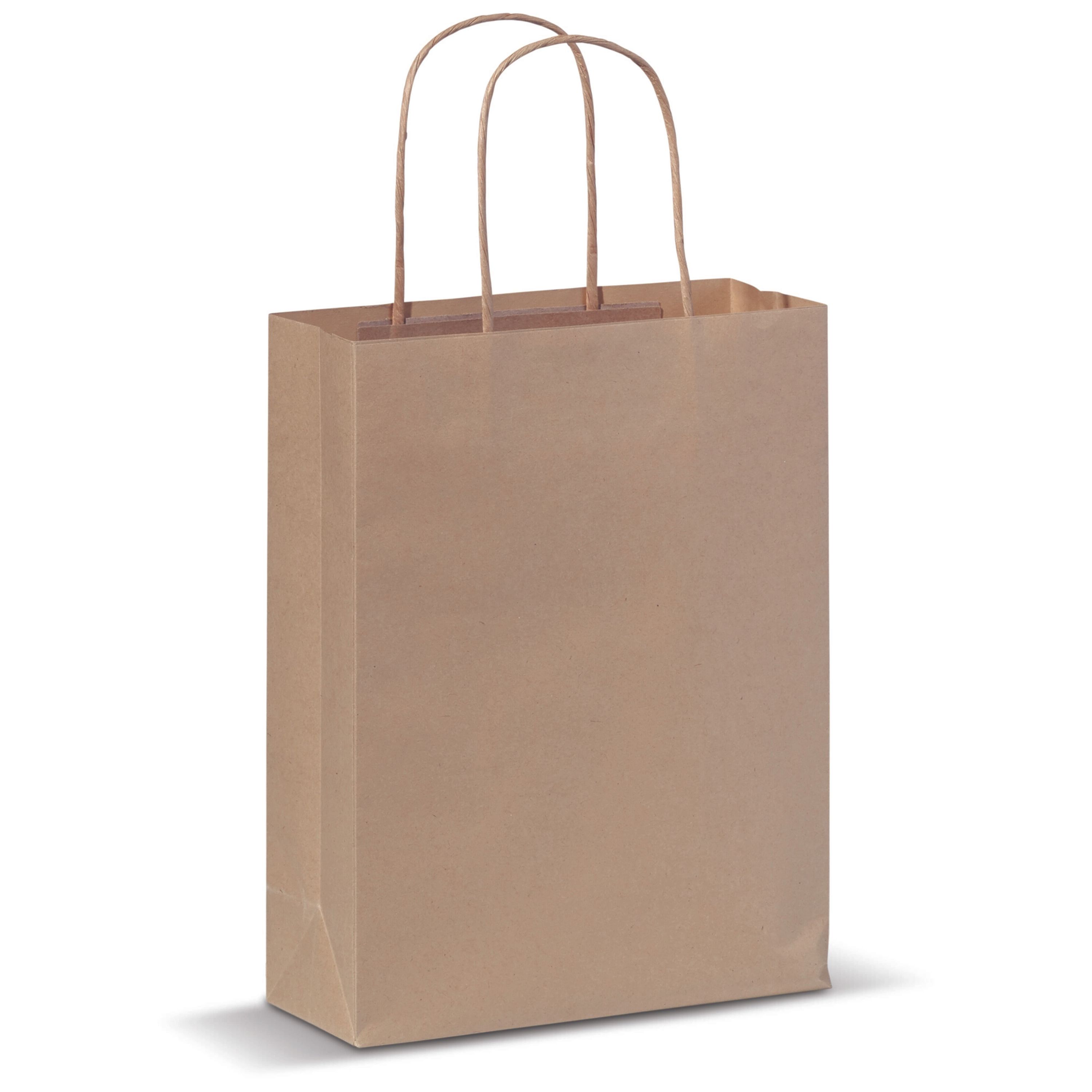 Kraftpapierbeutel 90g/m² 18x8x22cm - braun-363
