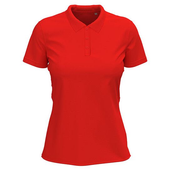 Stretch Polo - scarlet red-102
