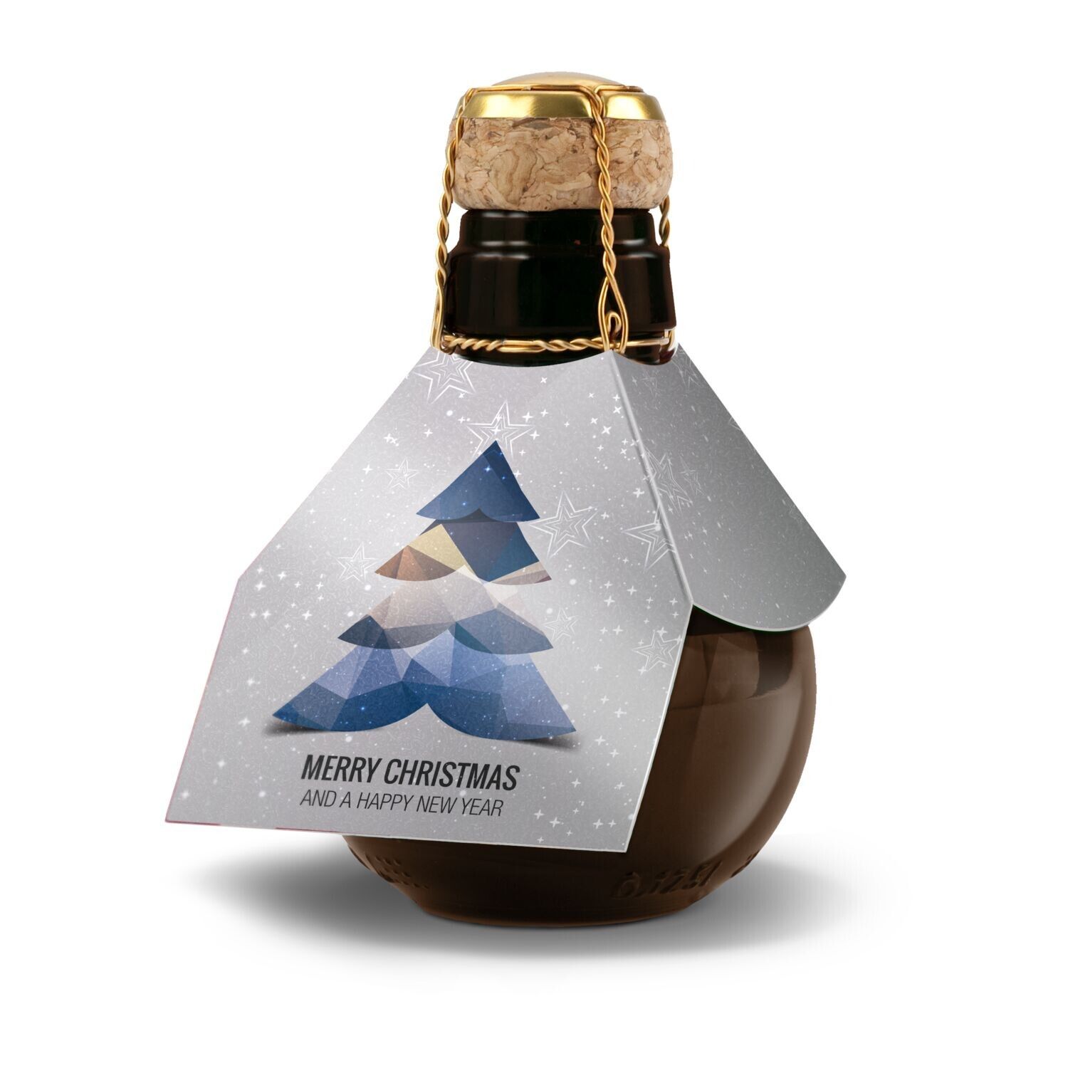 Geschenkset Kleinste Sektflache: Merry Christmas-702