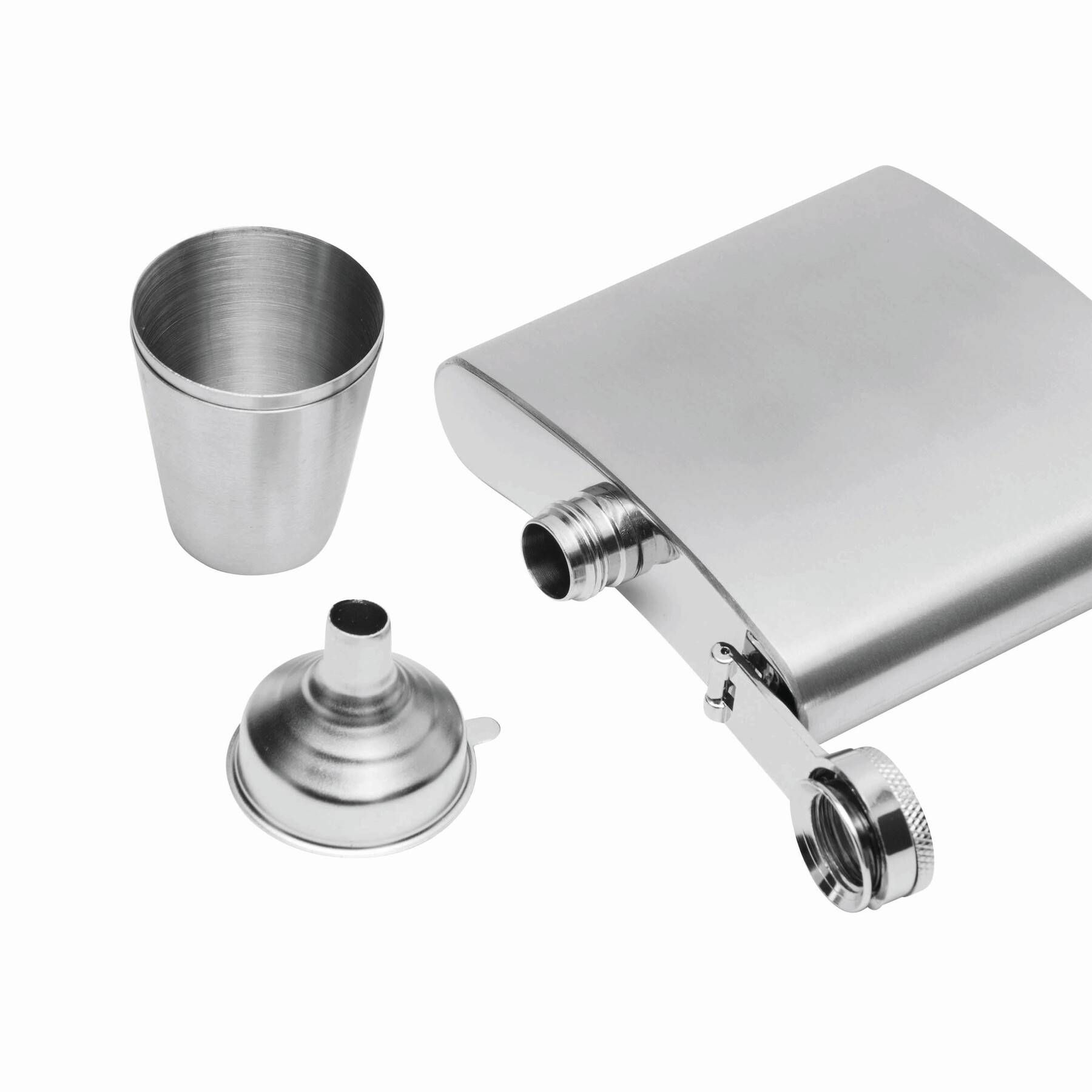 Doppelwandiges Gläser-Set DRINK LINK L - silber-360