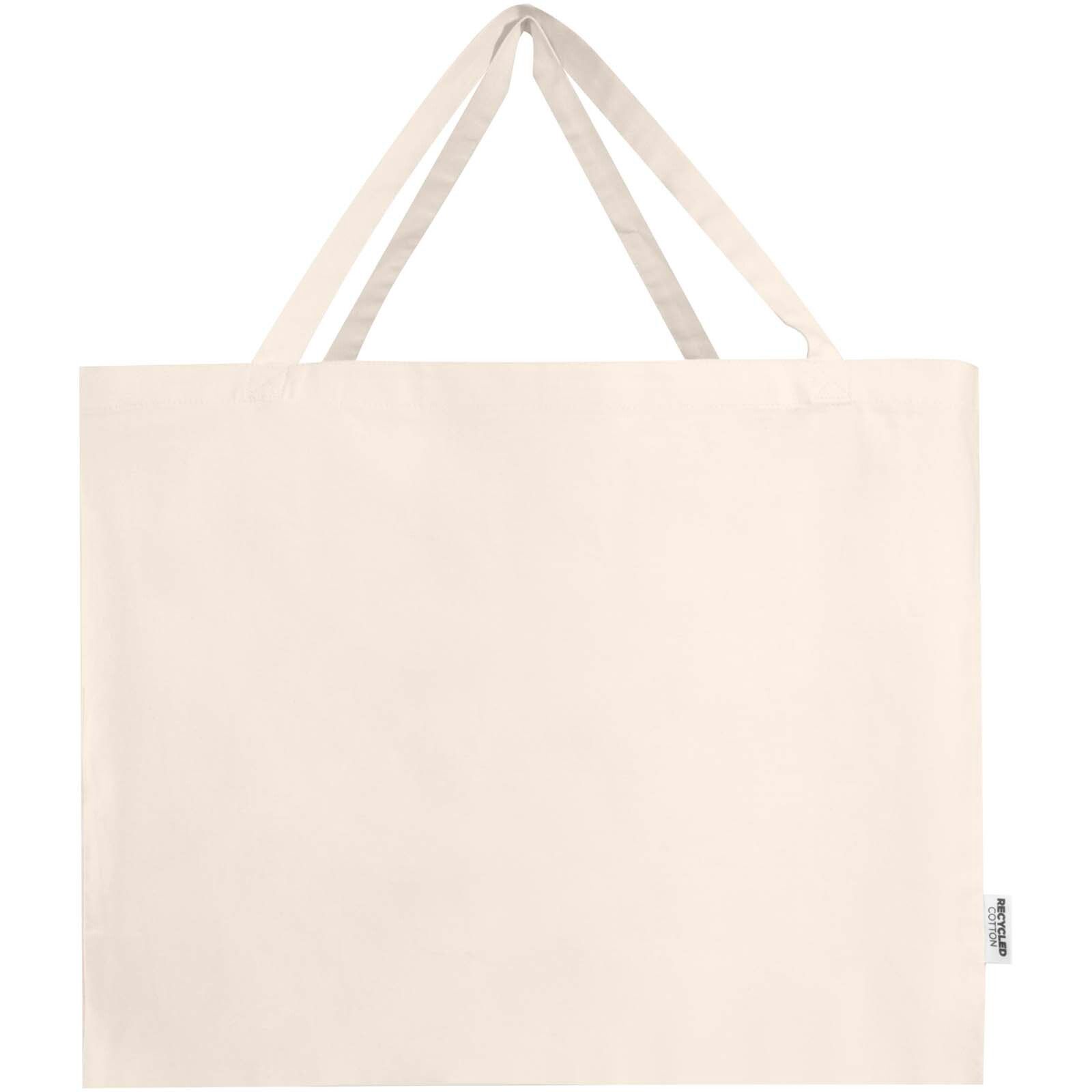 Odessa 220 g/m² Baumwoll Tragetasche aus GRS recycelter Baumwolle 40L - natur-760