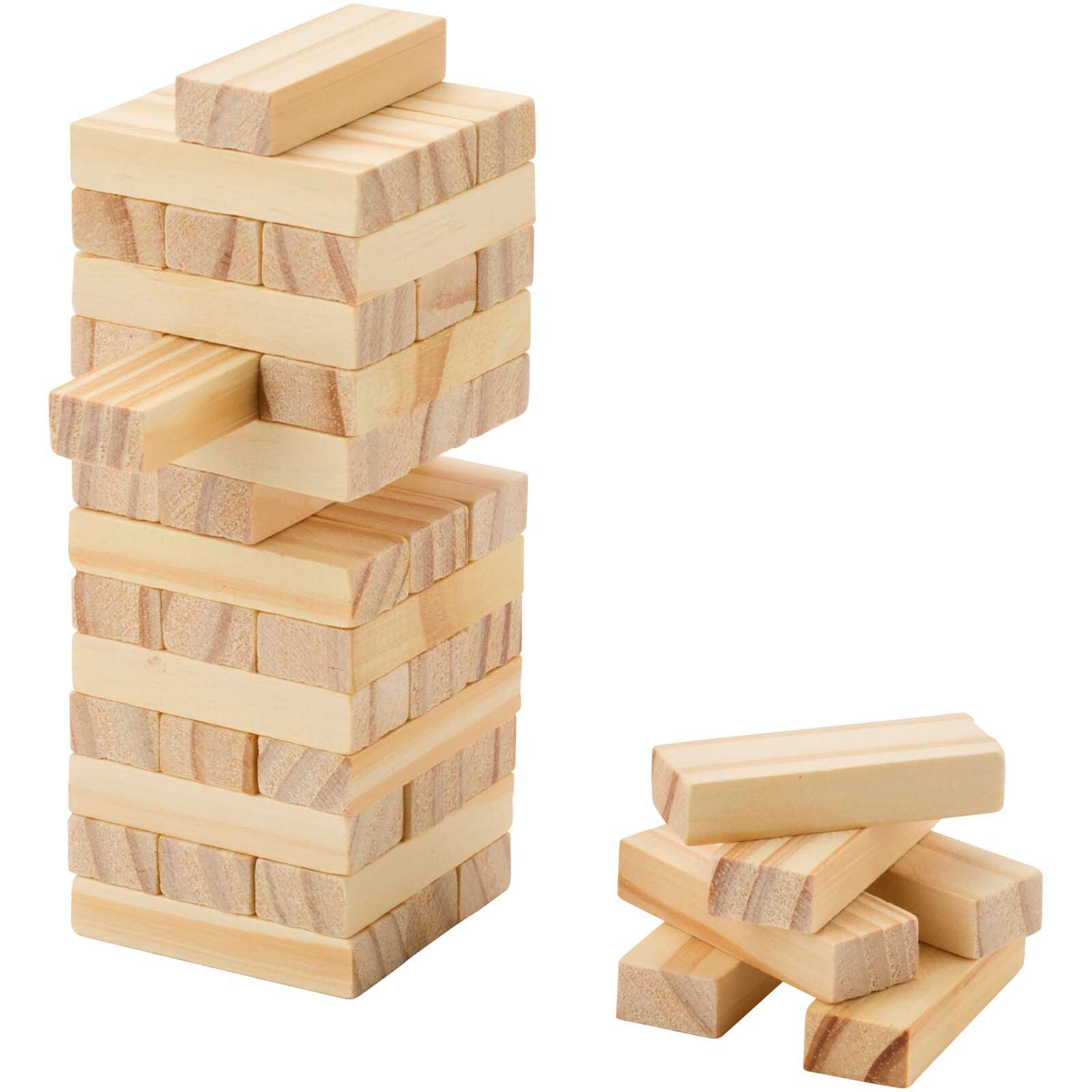 Jumble Wackelturm aus Holz - natur-288