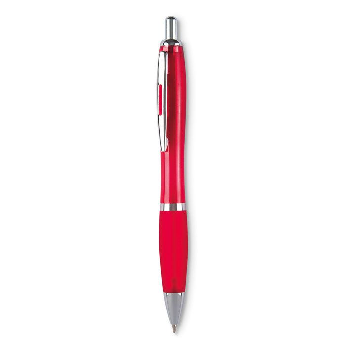 Riocolor Kugelschreiber RIOCOLOUR - transparent rot-477