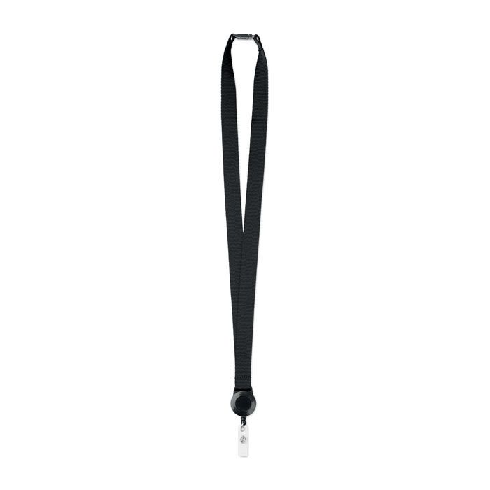 Lanyard mit Badge-Halter ZIP LANYARD - schwarz-168