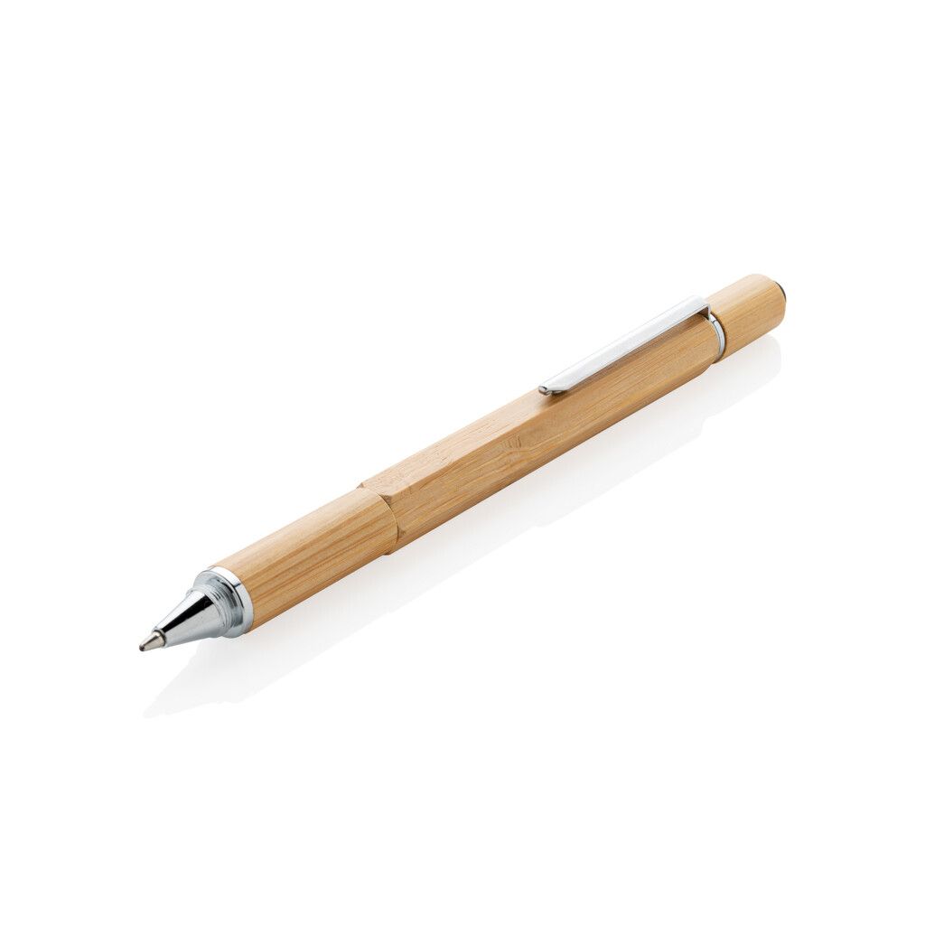 5-in-1 Bambus Tool-Stift - braun-9