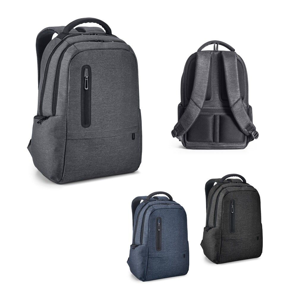RE-BOSTON Wasserdicht Laptop-Rucksack aus recyceltem Nylon in 2 Farben - schwarz-15