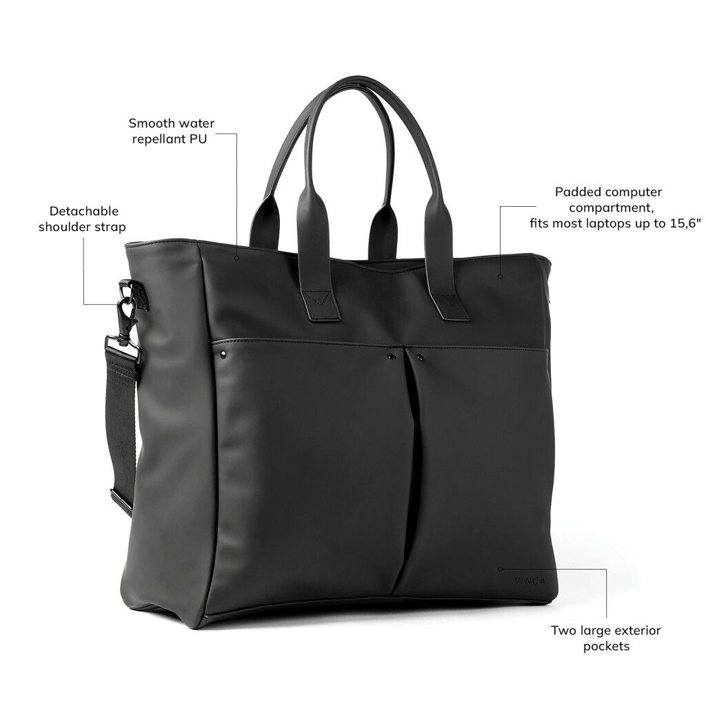 VINGA Baltimore Hybrid Office-Bag - schwarz-328