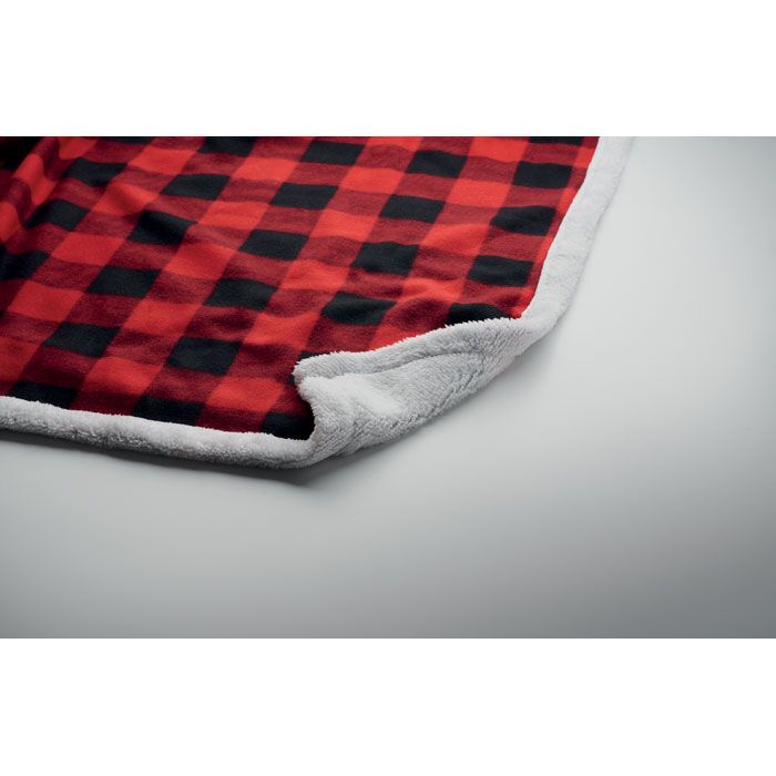 Fleece-Decke RPET SHERMATT - rot-509