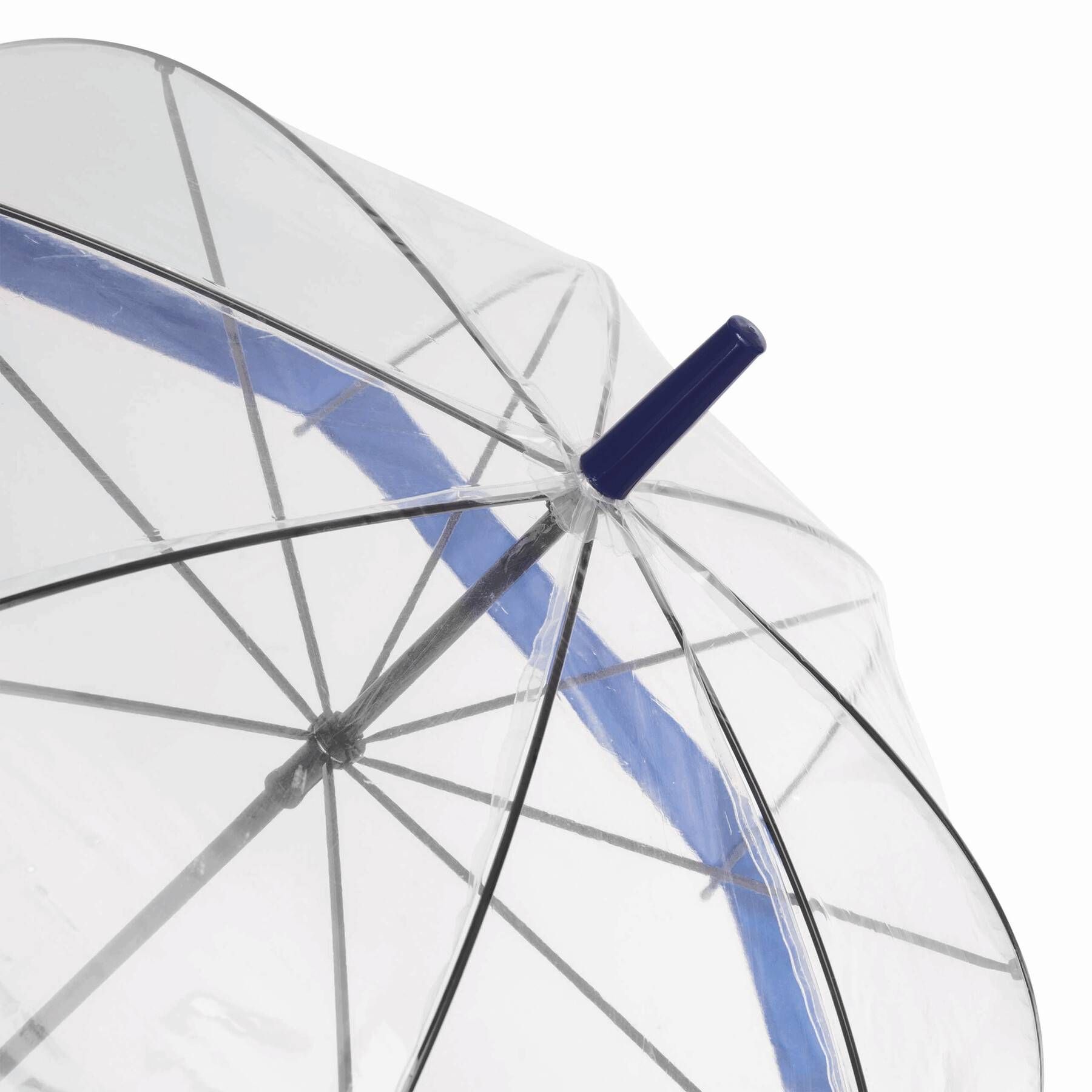 Glockenschirm HONEYMOON - blau - transparent-889