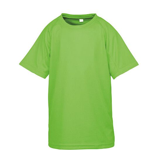 Junior Performance Aircool Tee - lime-428