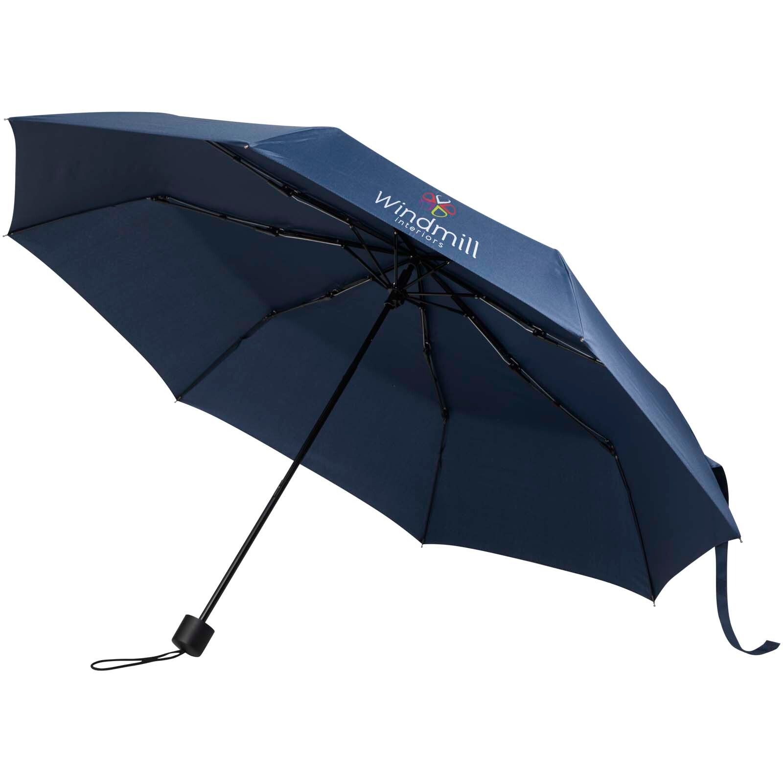 Aaron 23'' faltbarer manueller Regenschirm - navy-804