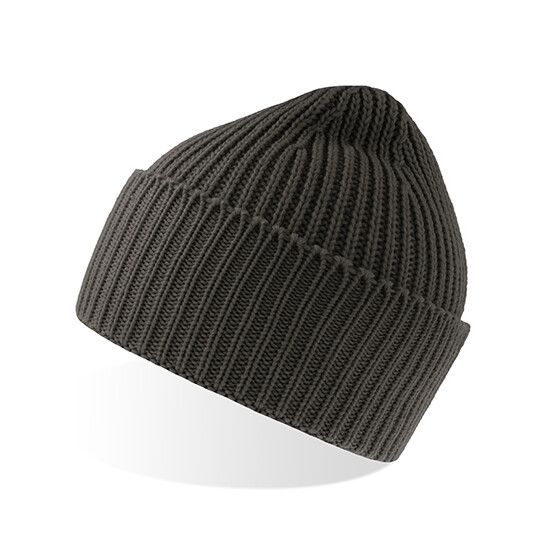 Oak Beanie - dark grey melange-651