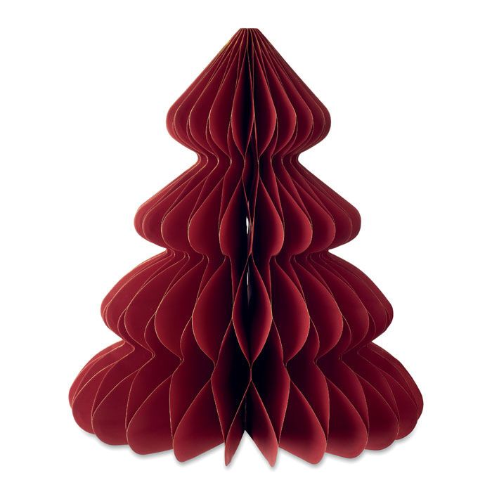 Weihnachtsbaum Papier HARMOBIG - rot-818