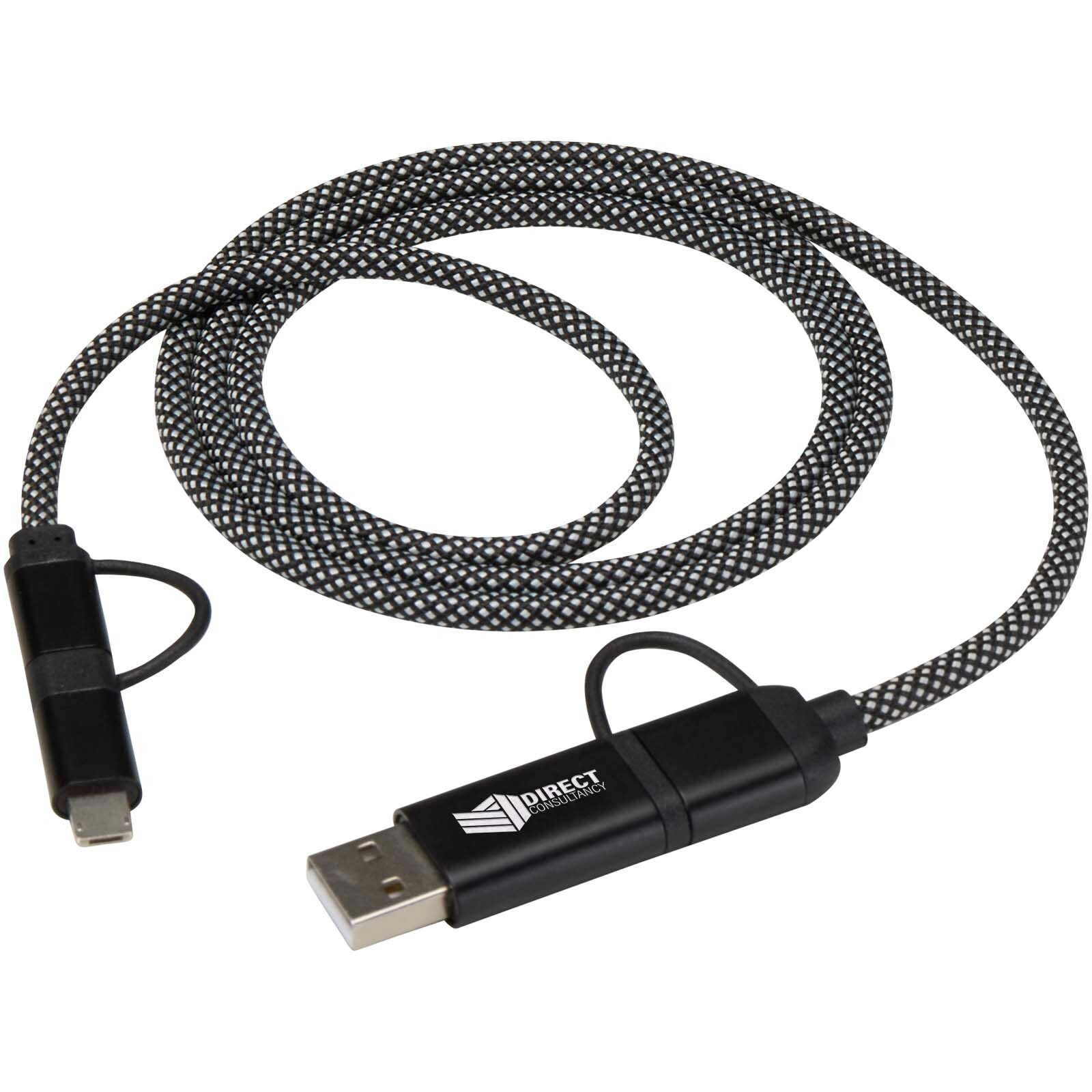 SMART 65 W, 100 cm, RCSs magnetisches 5-in-1-Ladekabel - schwarz-157