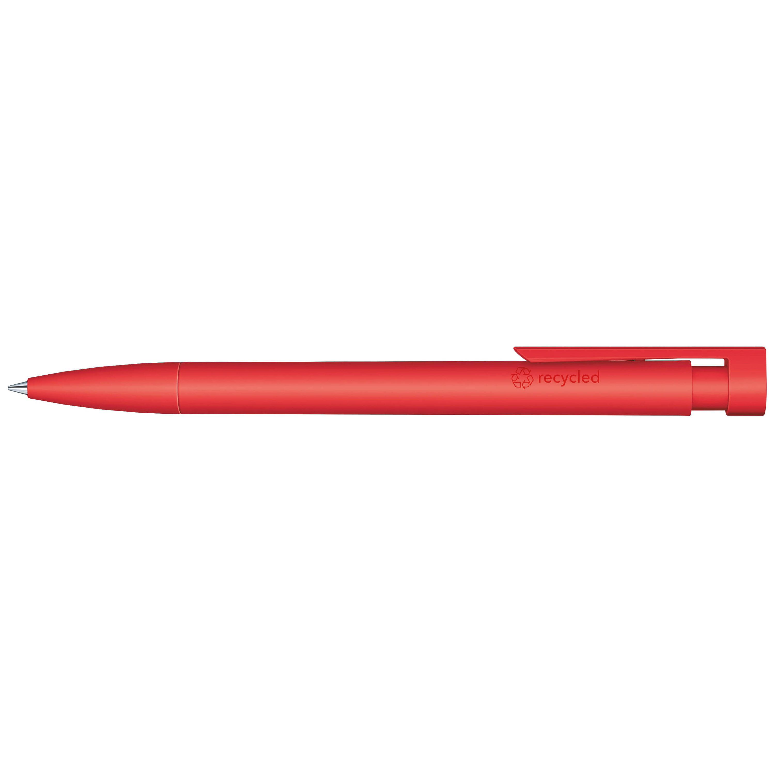 Liberty Matt Recyceld Druckkugelschreiber - rot-299