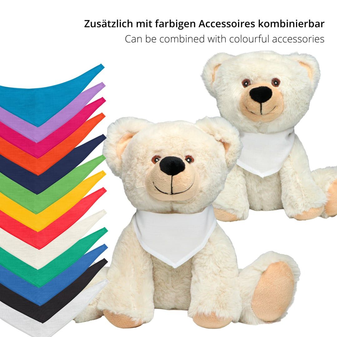 MiniFeet® RecycelBär® groß - creme-187