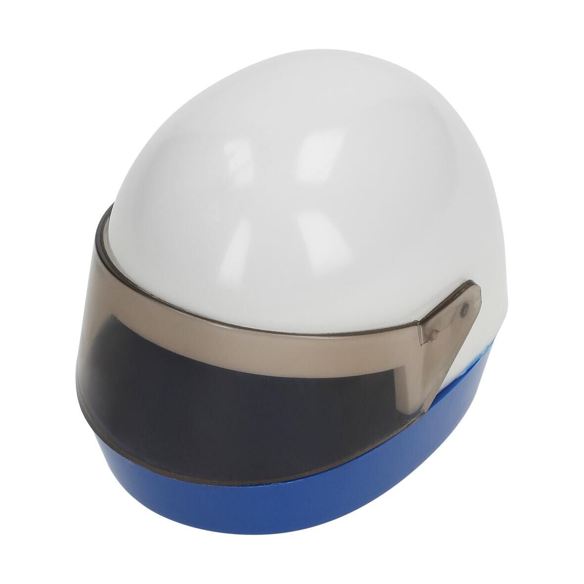 Bleistiftspitzer Helm - weiß - blau-594