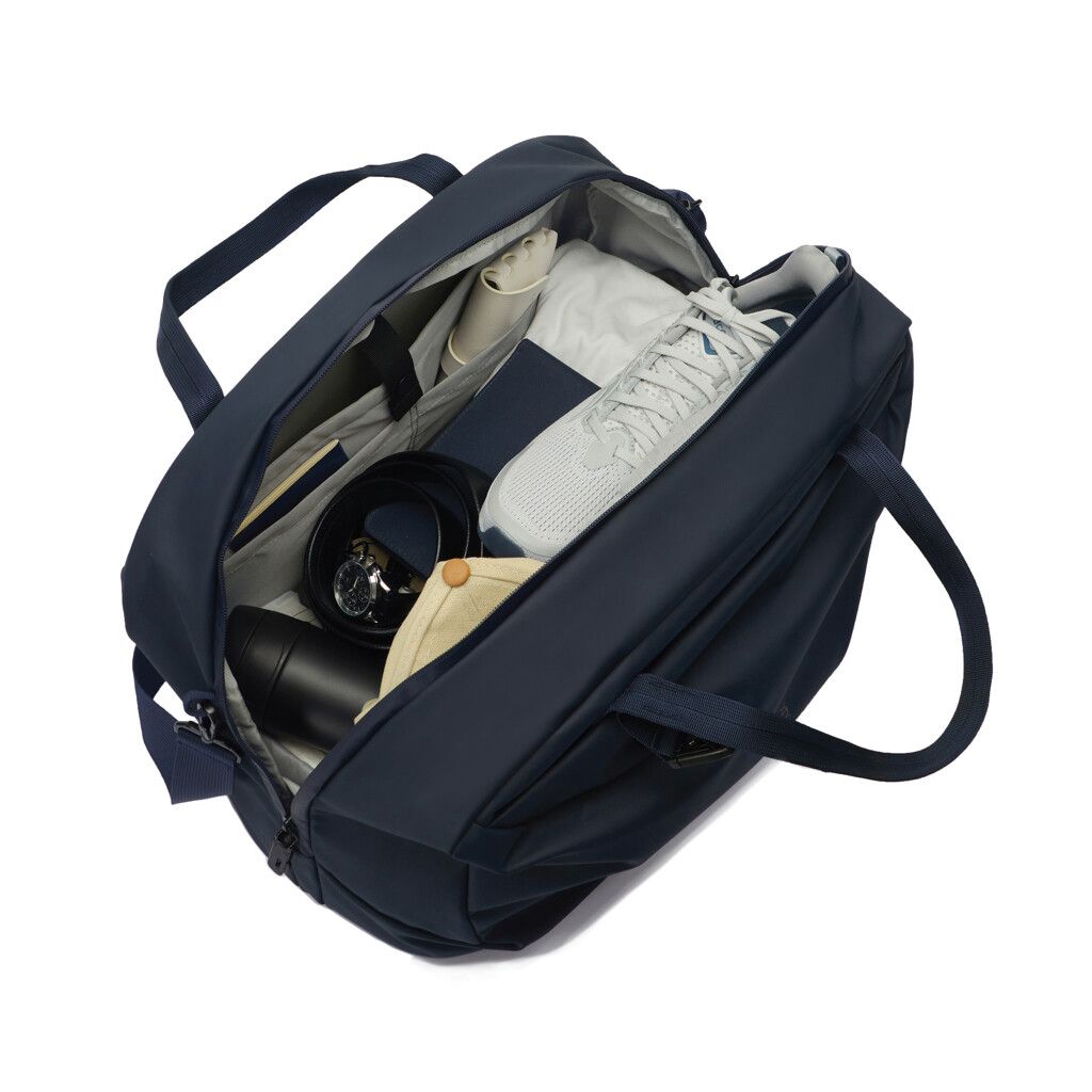 Urban wasserabweisende Wochenendtasche - navy blau-46