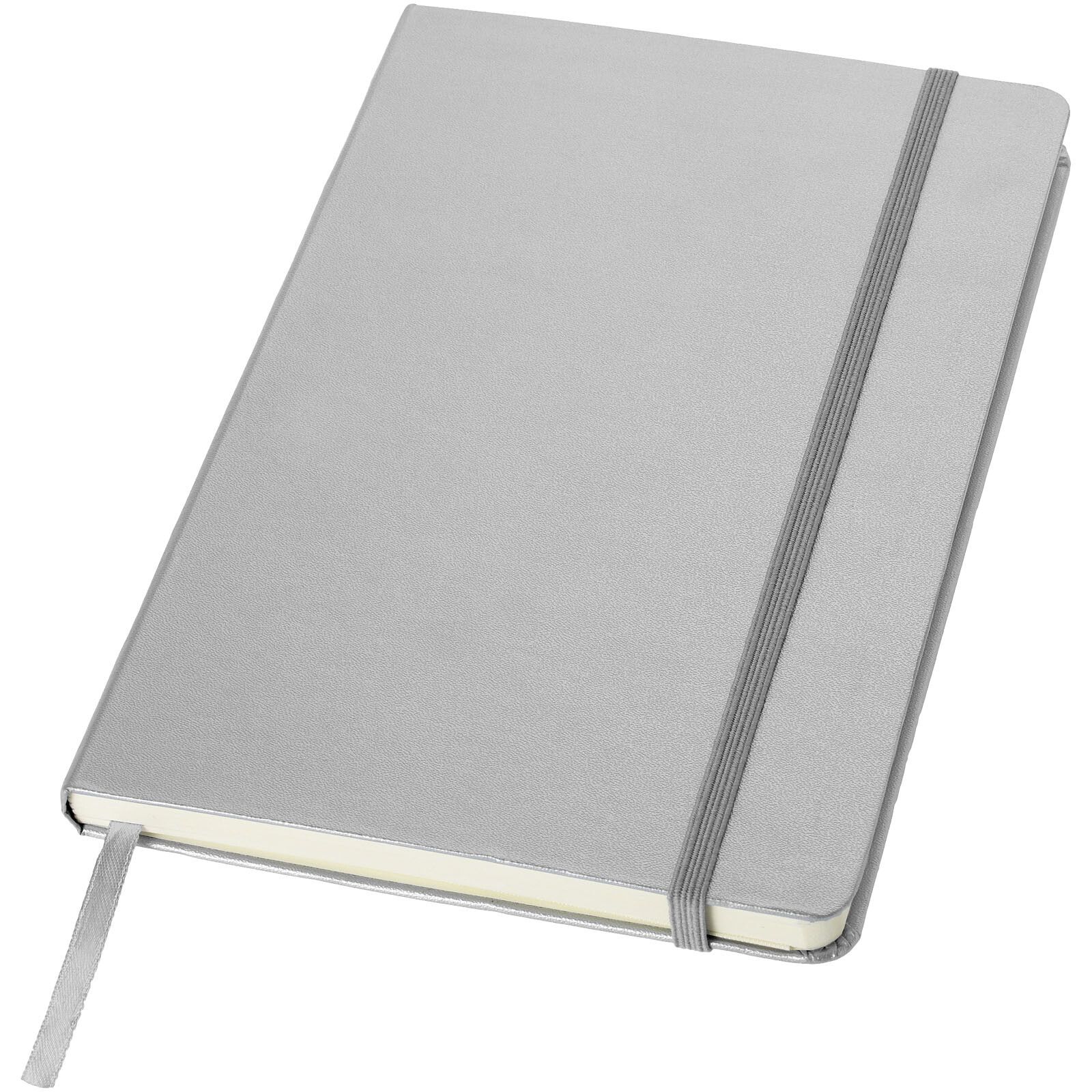 Classic A5 Hard Cover Notizbuch - silber-696