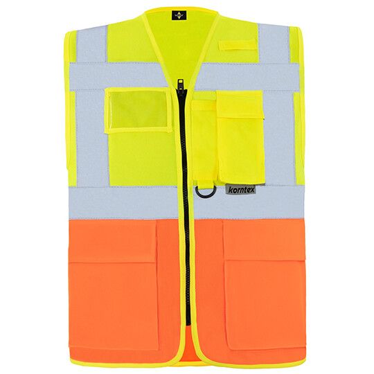 Executive Multifunctional Safety Vest Berlin - signal yellow - signal orange-777