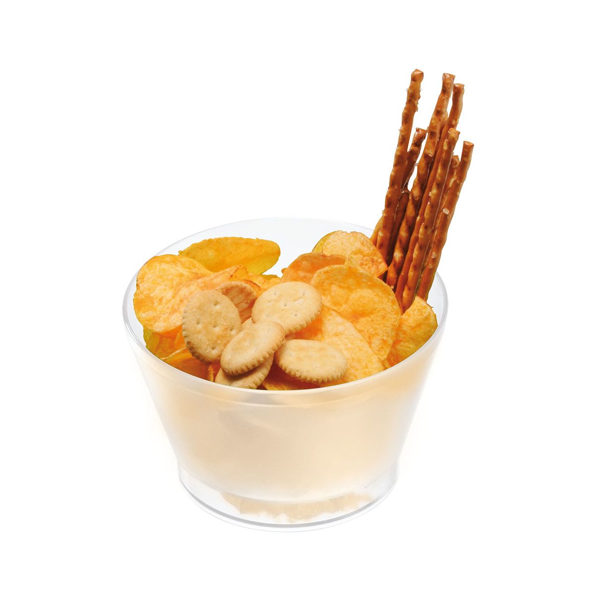 Snack- und Müslischale (600 ml) - gefrostet glasklar-102