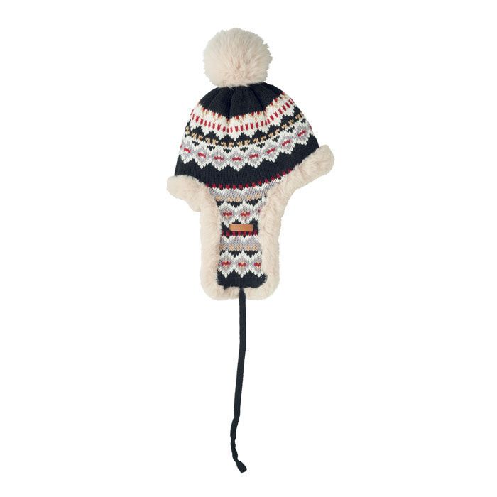 Gestrickte Ohrenmütze YULONG - schwarz-947