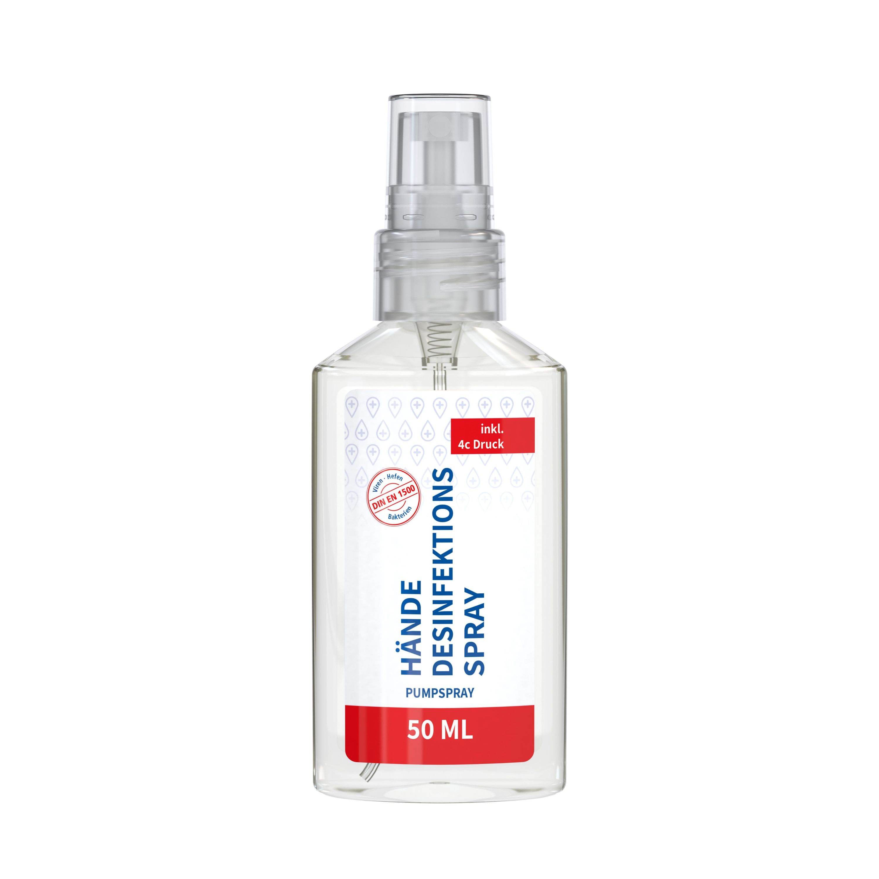 50 ml Spray Hände-Desinfektionsspray (DIN EN 1500) Body Label-390