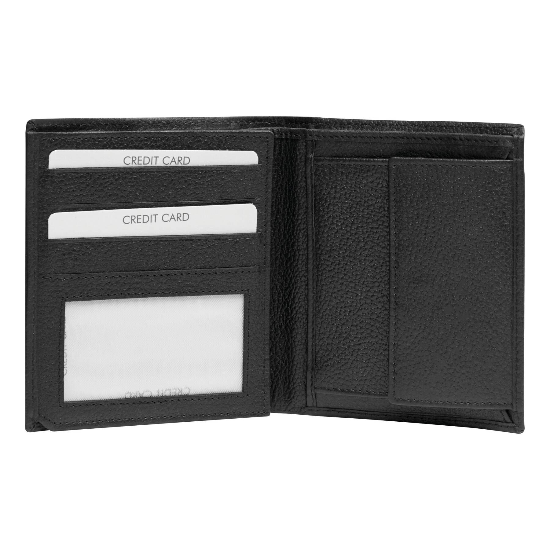 Echtleder-Geldbörse MESSINA - schwarz-792