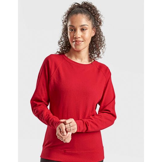 Ladies´ Lightweight Raglan Sweat - white-786