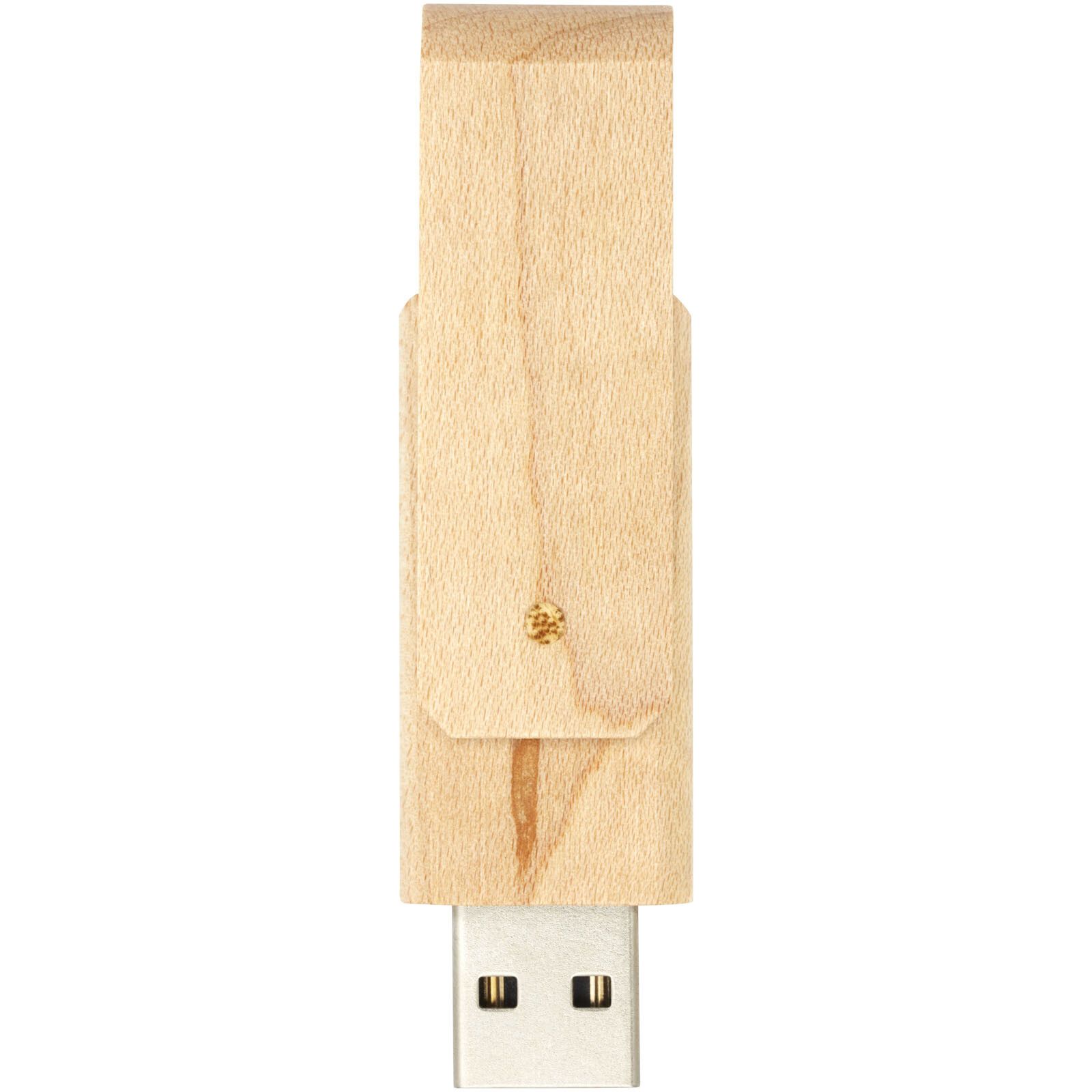 Twister USB Stick aus Holz - hellbraun - 8 GB-938