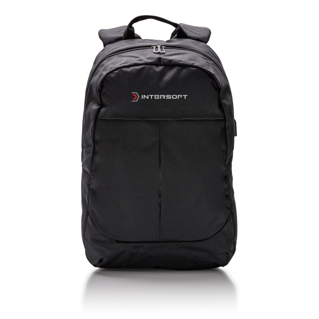 Power USB Laptop-Rucksack - schwarz-889