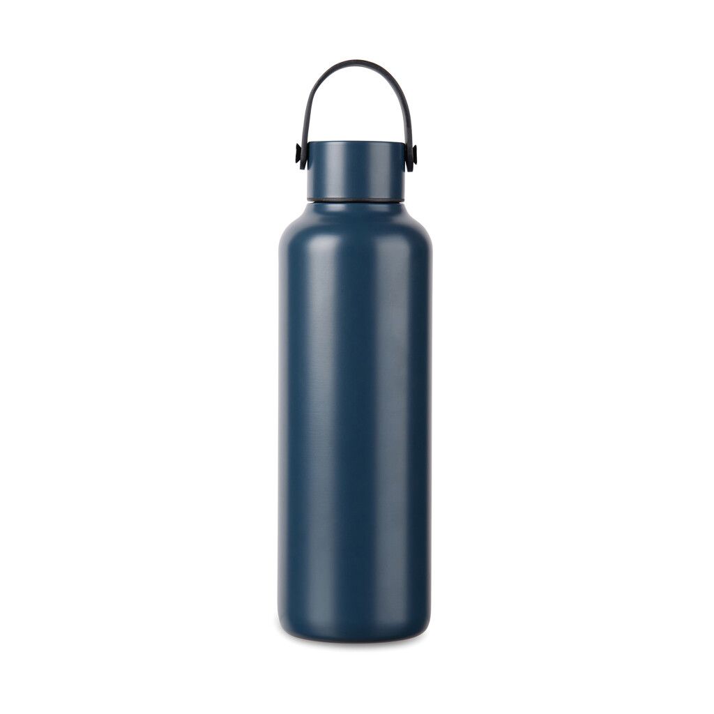 VINGA Baltimore RCS recyc. Edelstahlflasche 600ml - navy blau-421