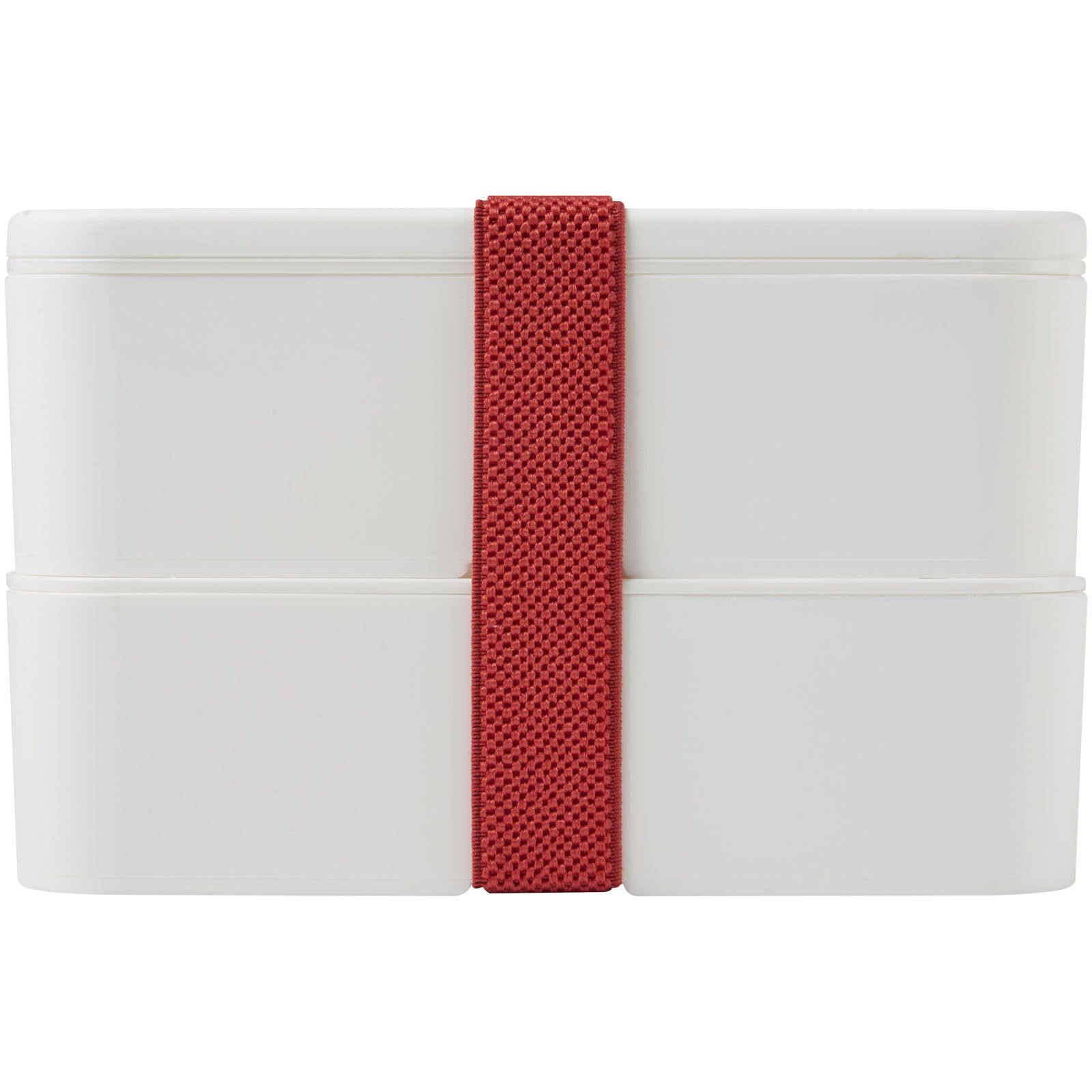 MIYO 700+700 ml Doppel-Lunchbox - weiss -  weiss -  rot-600