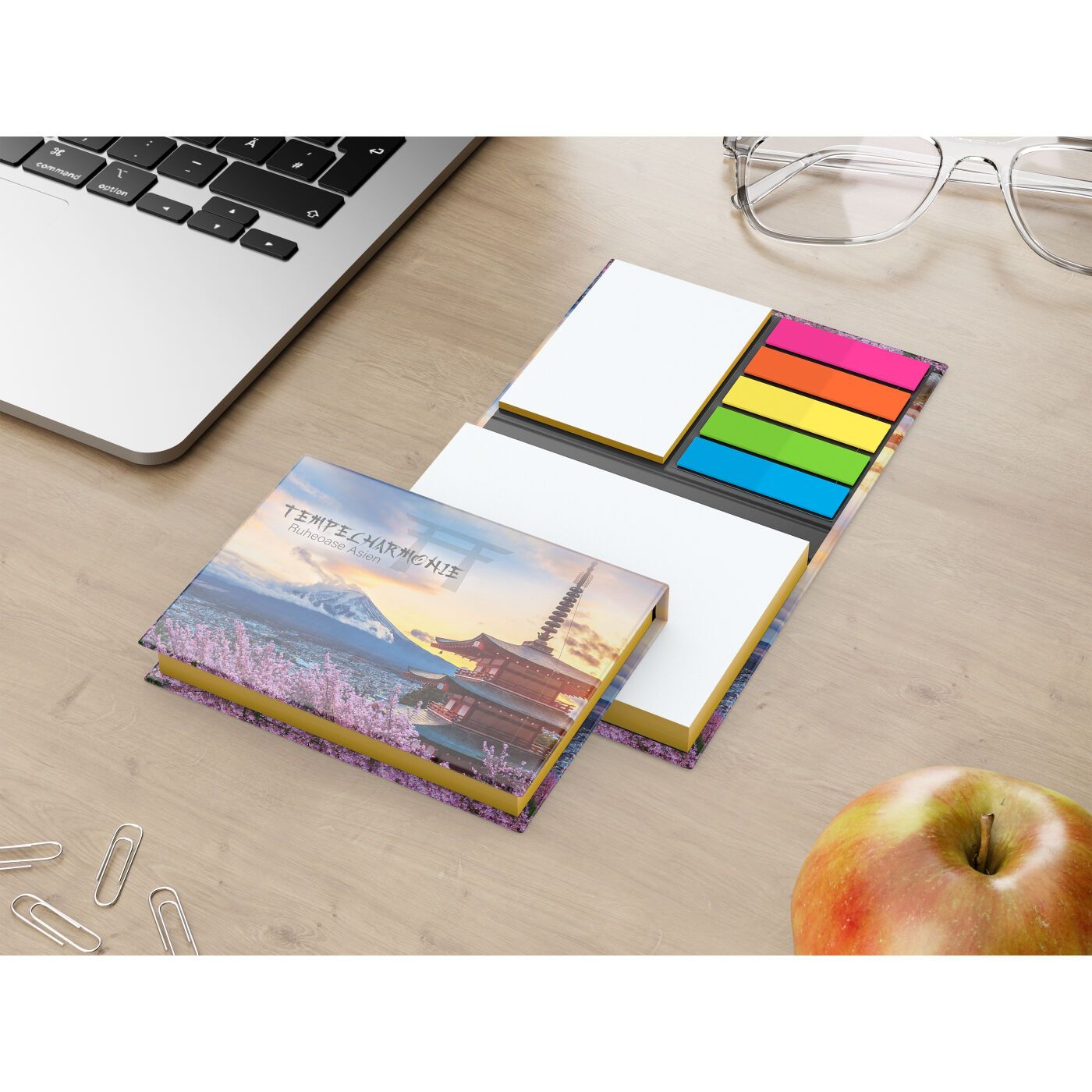 Haftnotiz-Set Wien, glänzend, gelb-636
