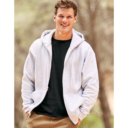 Premium Hooded Sweat Jacket - black-310