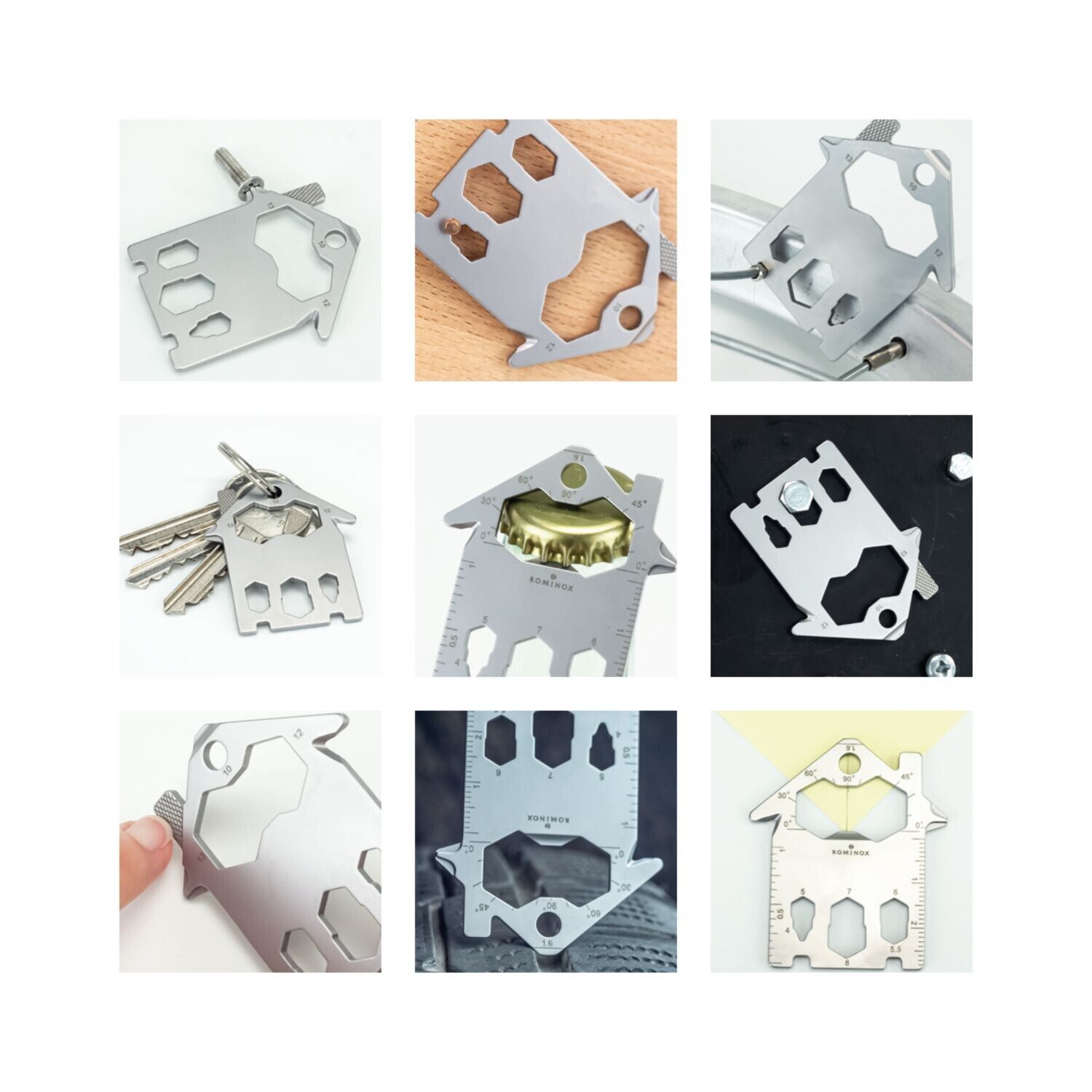 ROMINOX® Key Tool House - 21 Funktionen (Haus)-705