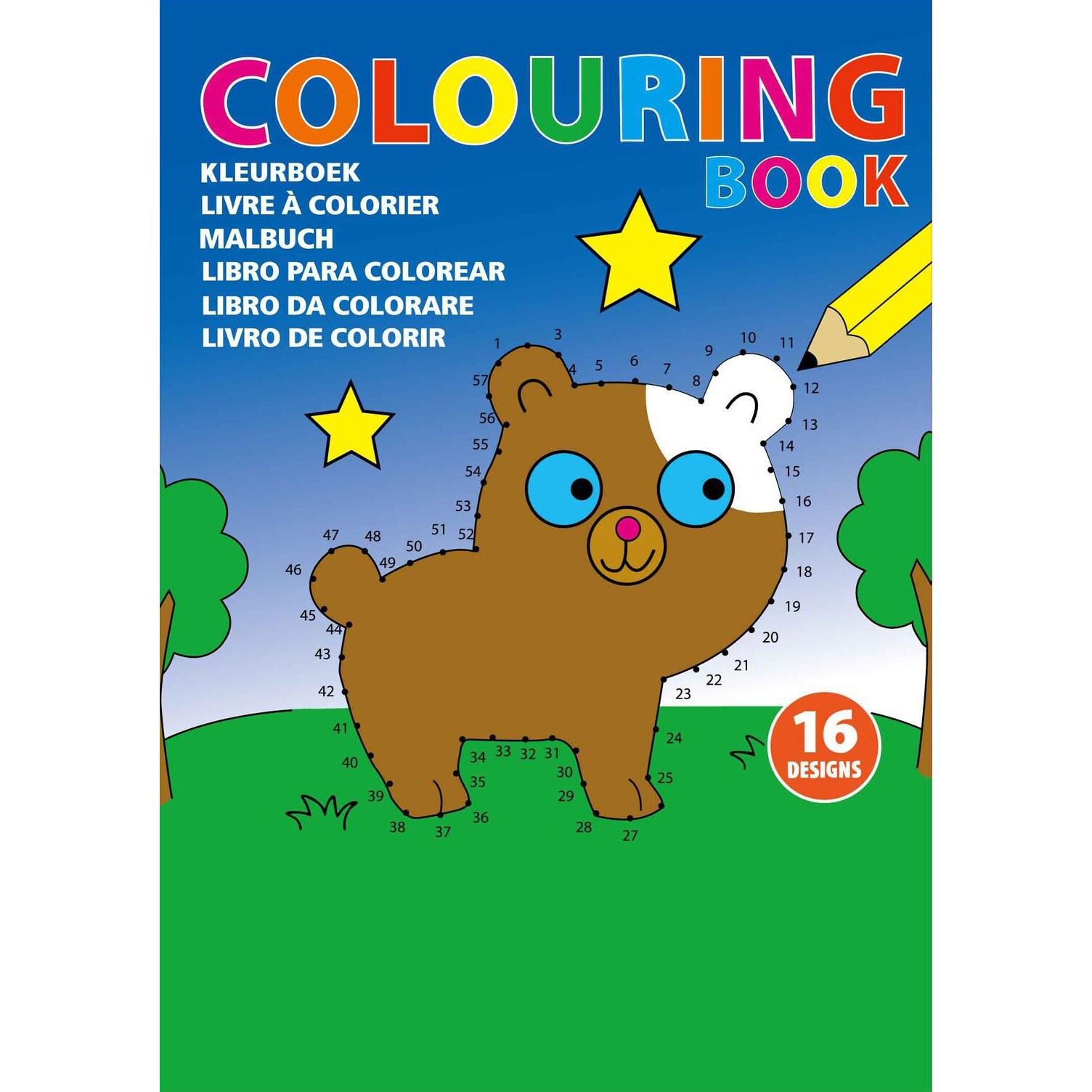 Kinder Malbuch aus Papier Constanze - custom - multicolor-726