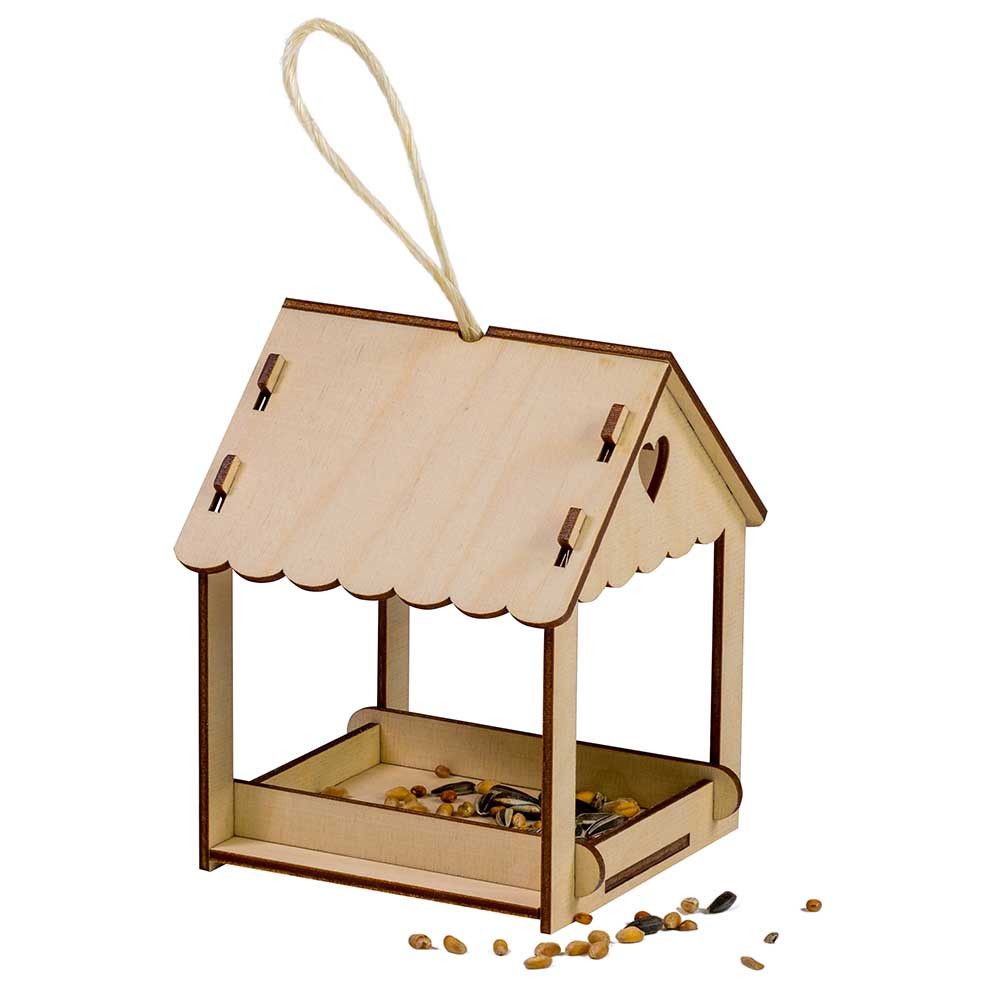 Vogelhäuschen - mit Lasergravur-224