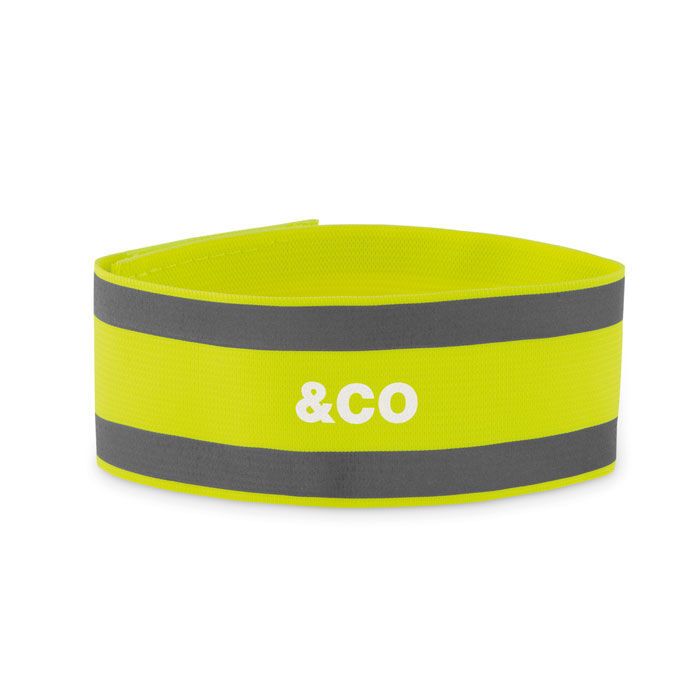 Lycra Sport-Armband VISIBLE ME - neon gelb-529