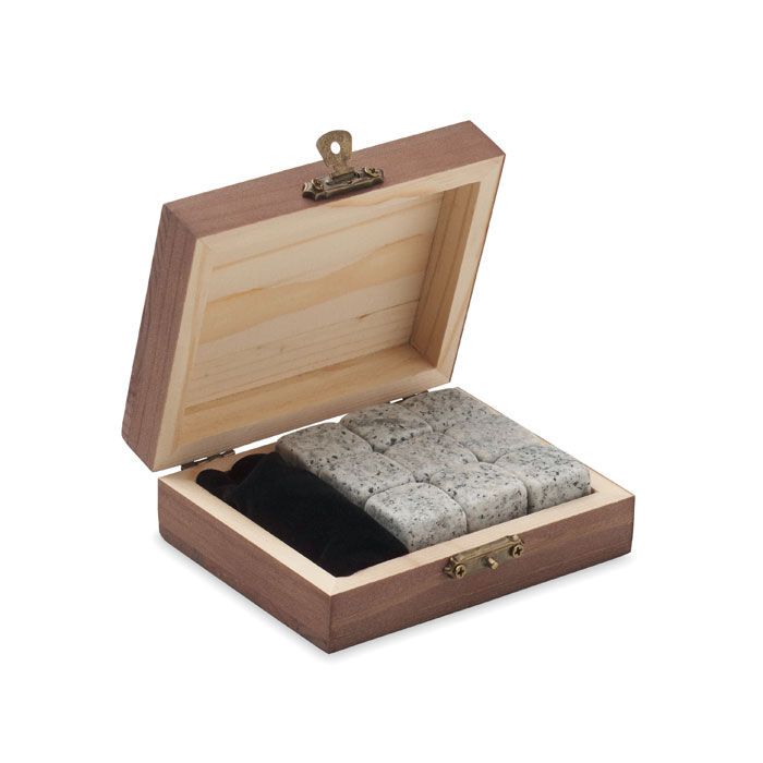 Stein-Eiswürfel-Set ABERDEEN - holz-640