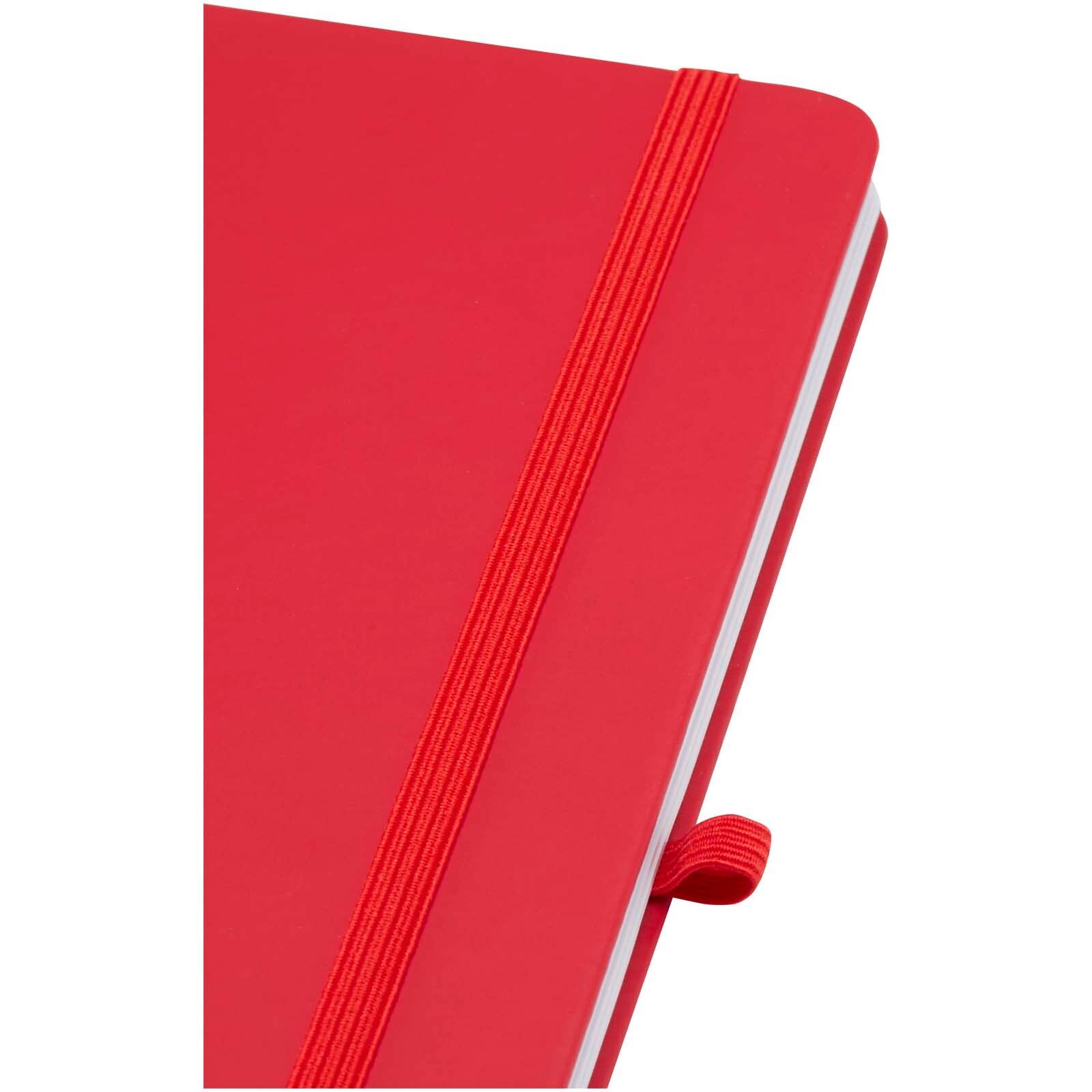 Spectrum A5 Notizbuch mit Hardcover aus recyceltem Material - rot-389