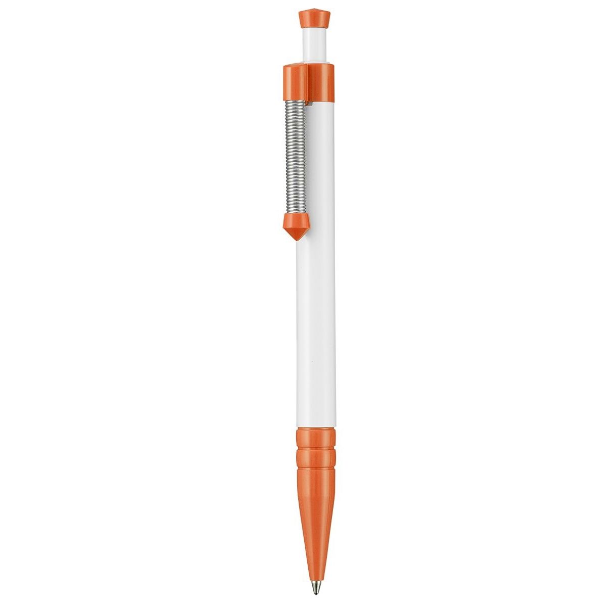 Kugelschreiber SPRING - weiss - orange-298